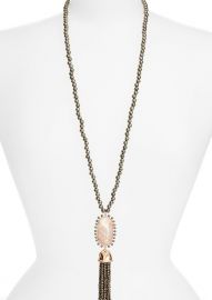 Kendra Scott Tatiana Pendant Necklace in Dark at Nordstrom